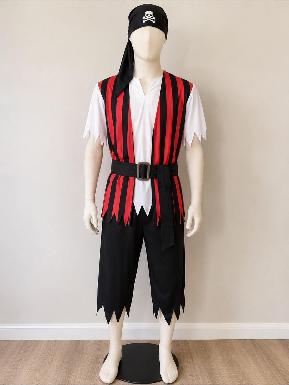Amscan Ahoy Matey Men’s Pirate Costume Adult Standard 4 Piece Halloween